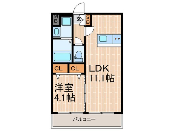 Sempre　Vita門戸の物件間取画像